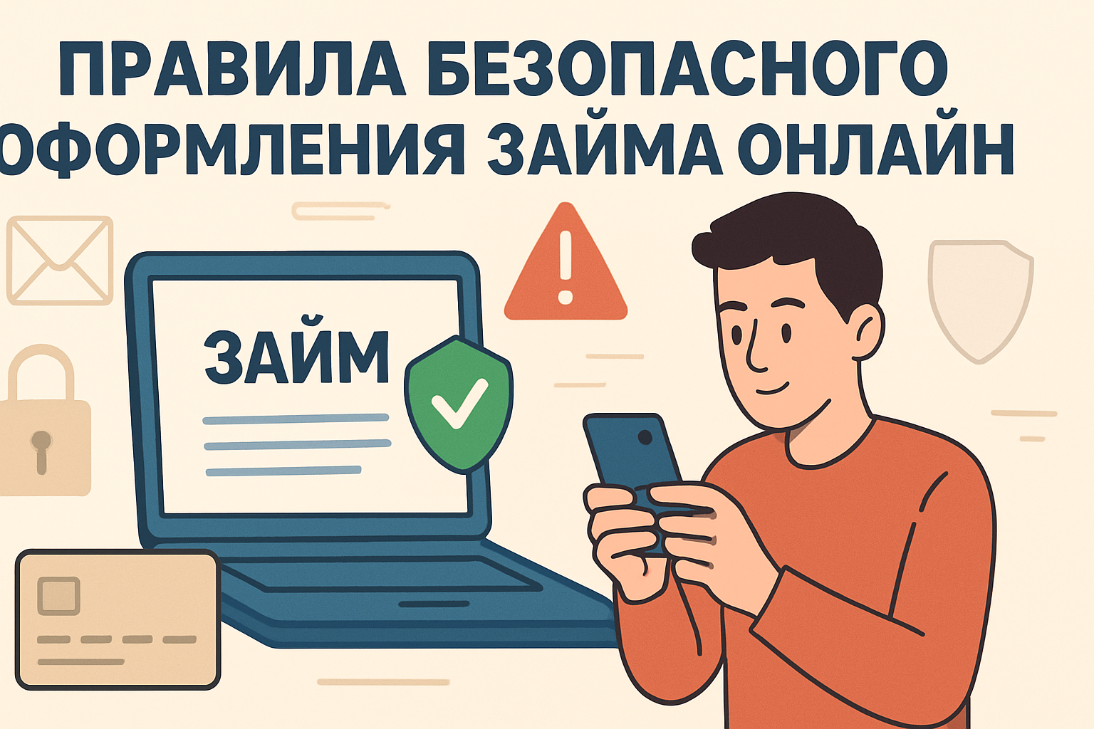 Правила безопасного оформления займа онлайн