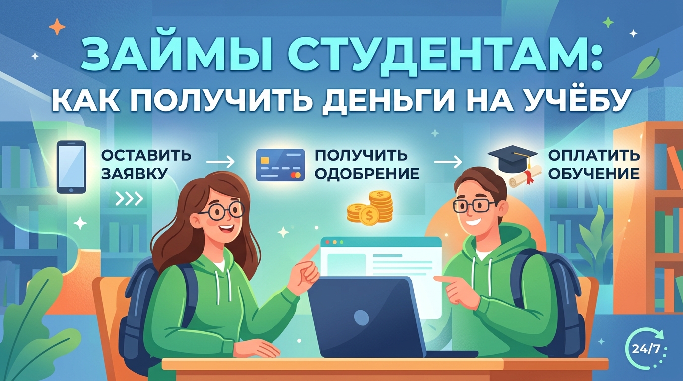 Займы студентам: как получить деньги на учёбу