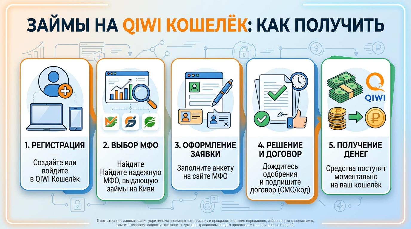 Займы на Qiwi кошелёк: как получить