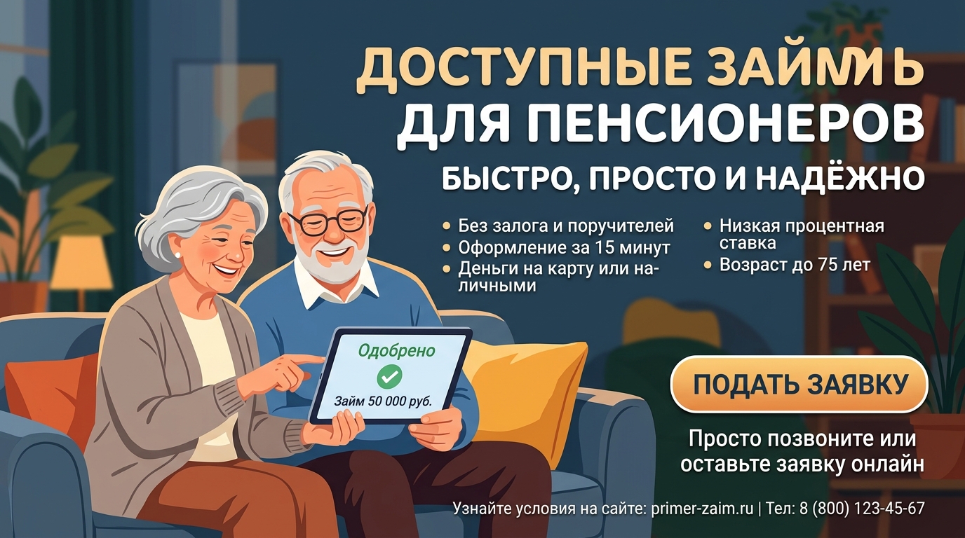 Займы для пенсионеров