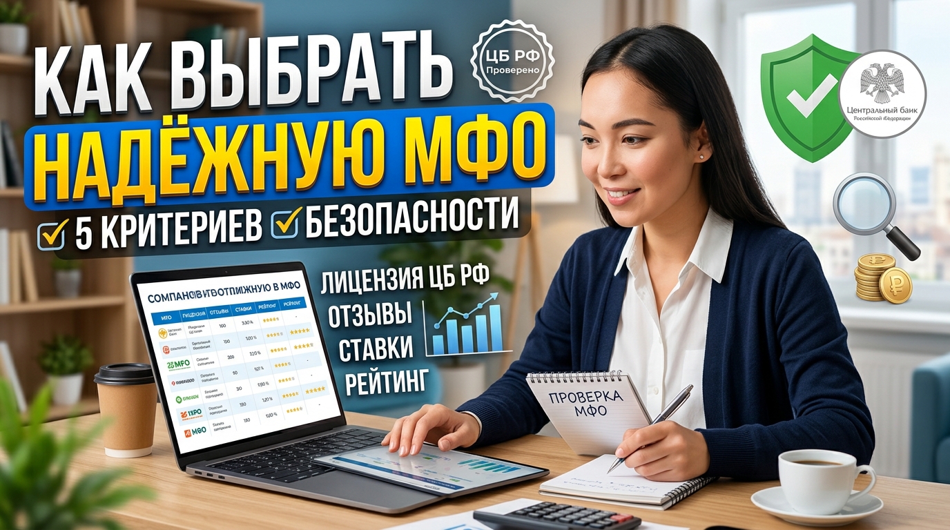 Как выбрать надёжную МФО
