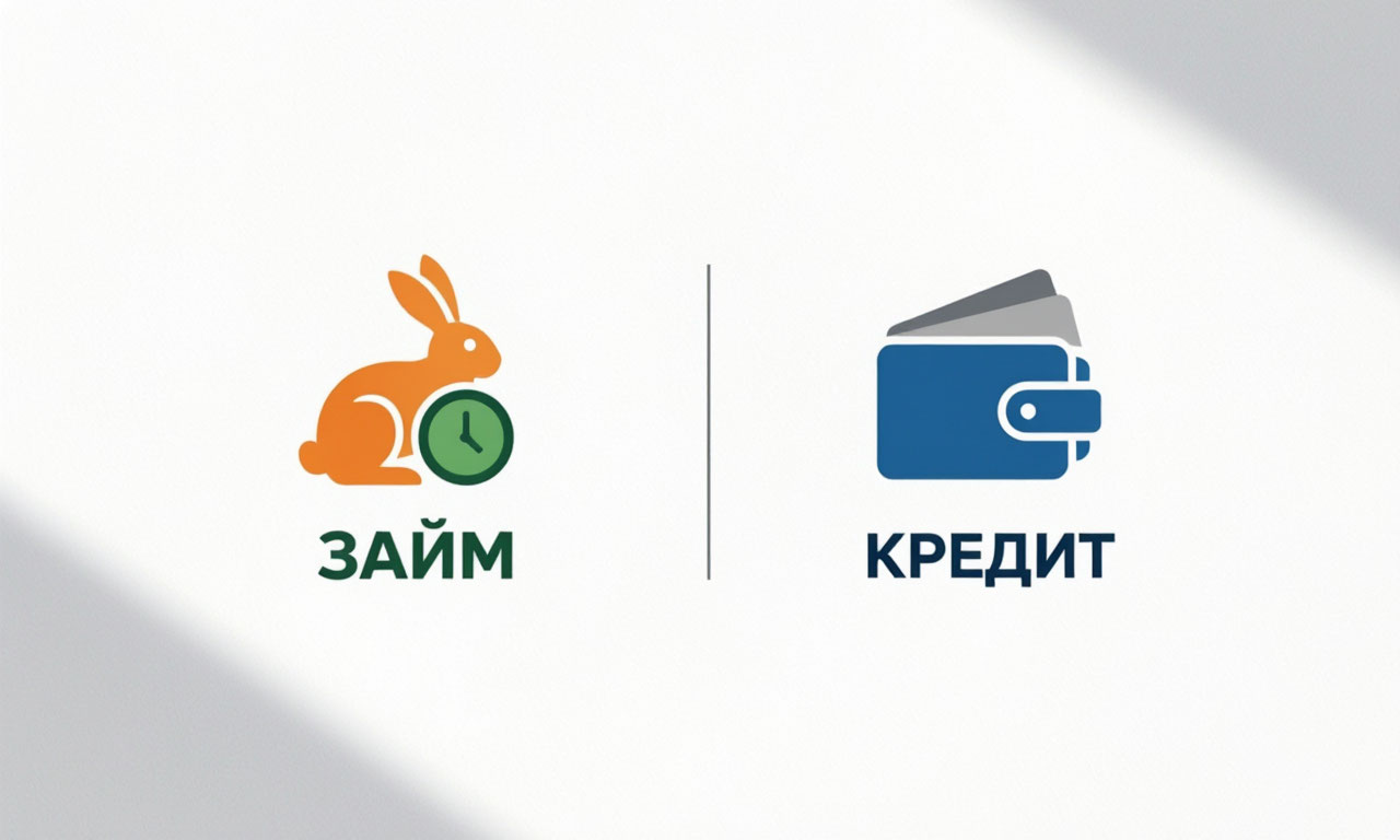 Чем отличается займ от кредита