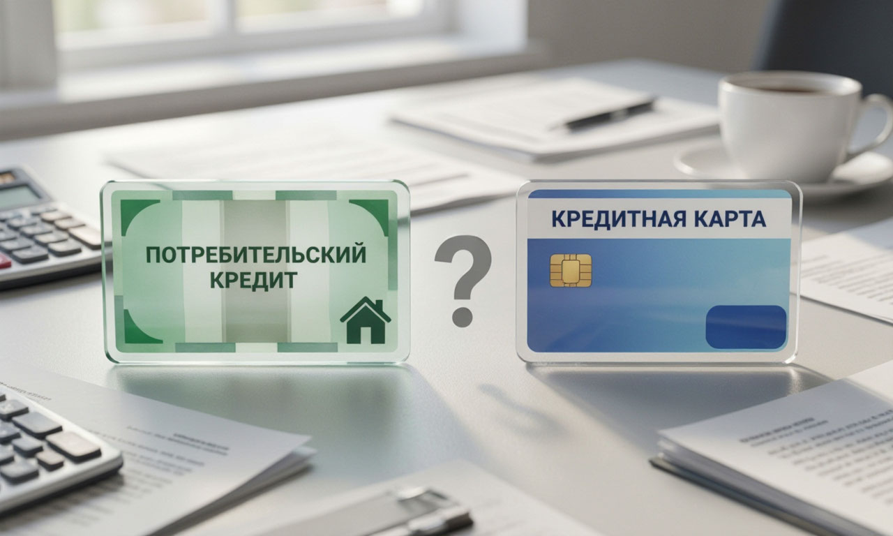 Потребительский кредит vs кредитная карта: что выбрать